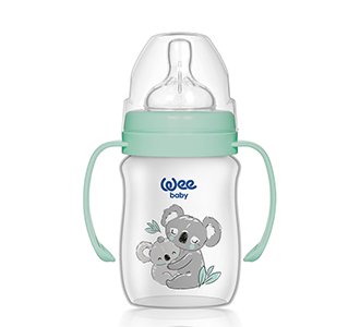 Wee Baby Geniş Ağızlı Kulplu Biberon 150 ml