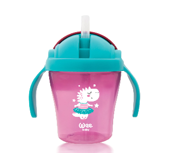 Wee Baby Dino Pipetli Bardak 200 ml