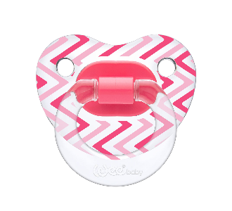 Wee Baby Şeffaf Desenli Damaklı Emzik No:3